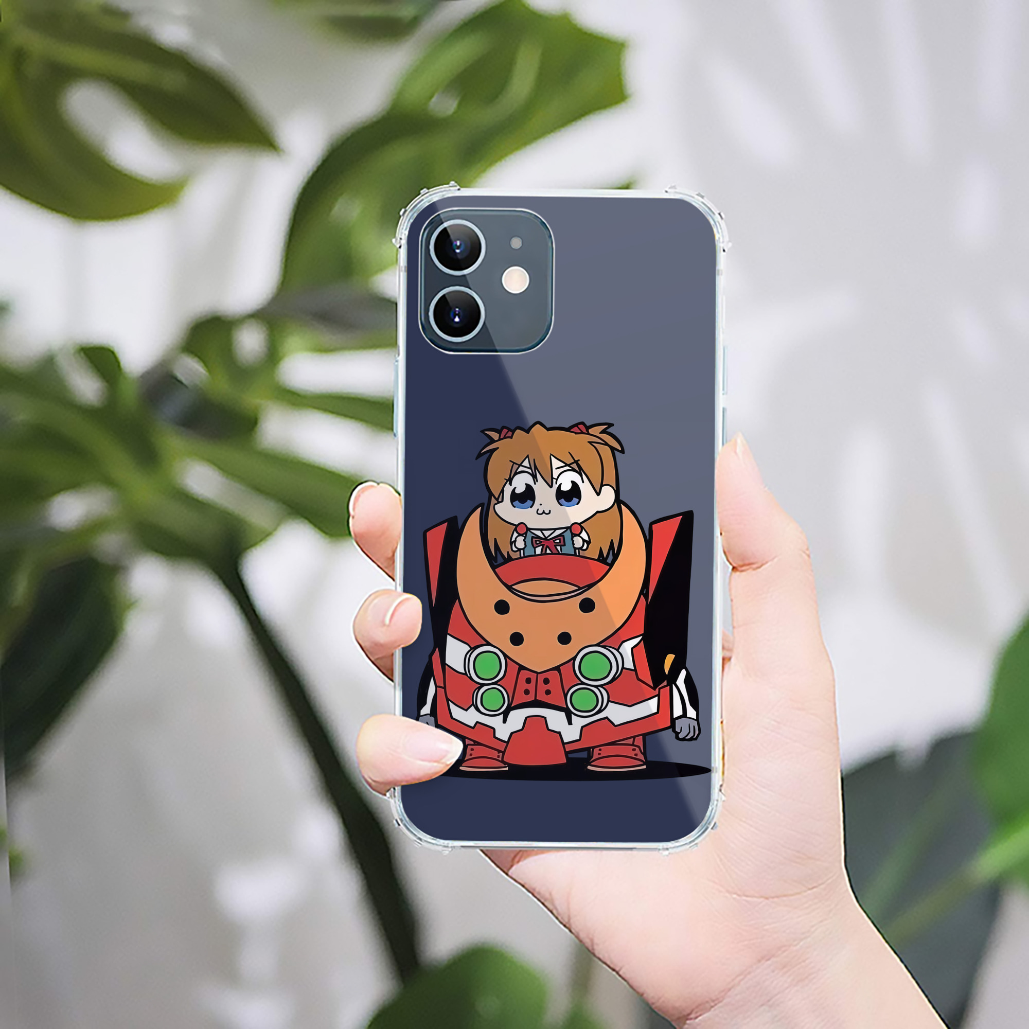 （画像用） EVA 新世紀エヴァンゲリオン 【iPhone 12シリーズ対応】透明スマホケース（クリアソフトケース）